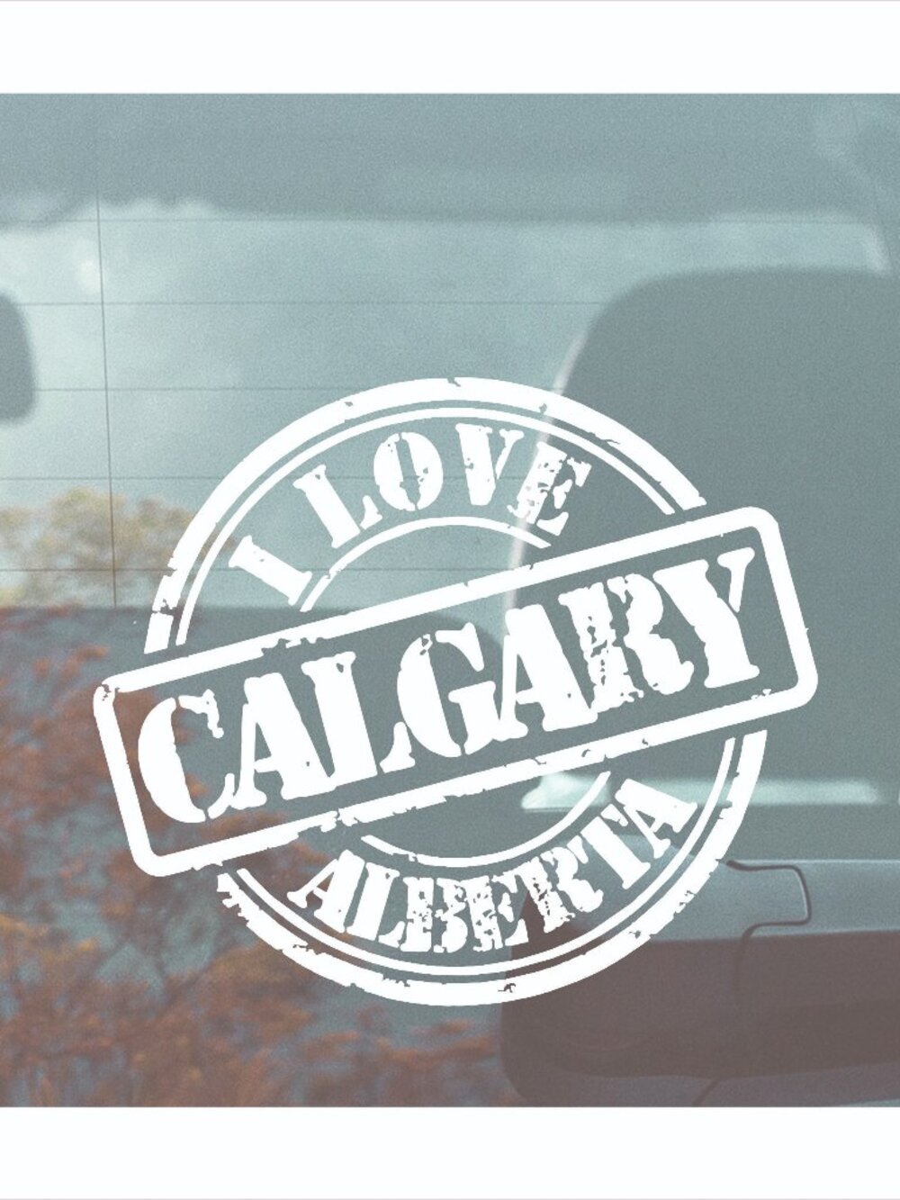 I love Calgary Alberta Decal 6 inch